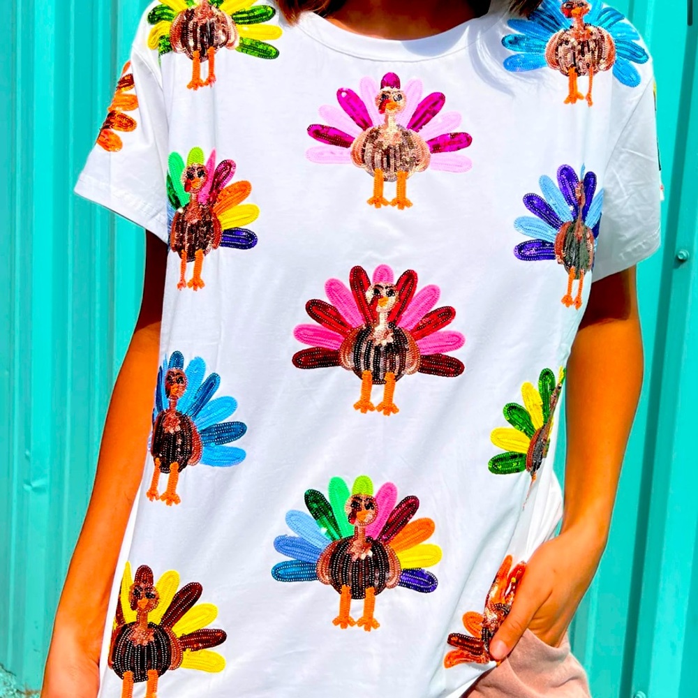 Queen of Sparkles Turkey Tee